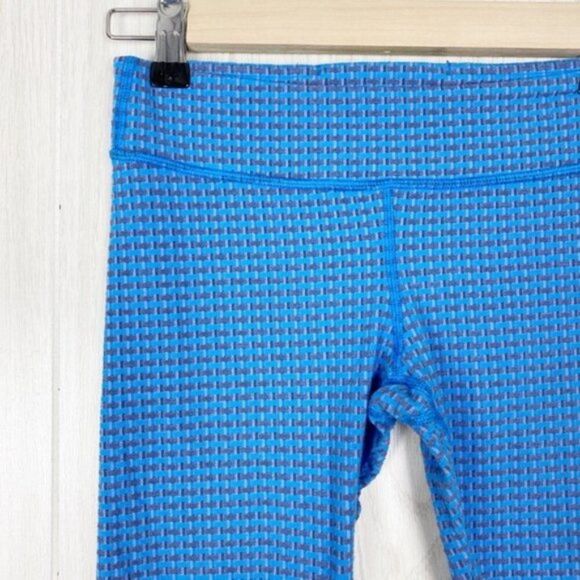 Ivivva | Blue / Grey Pattern Legging Size 12 - Picture 3 of 5